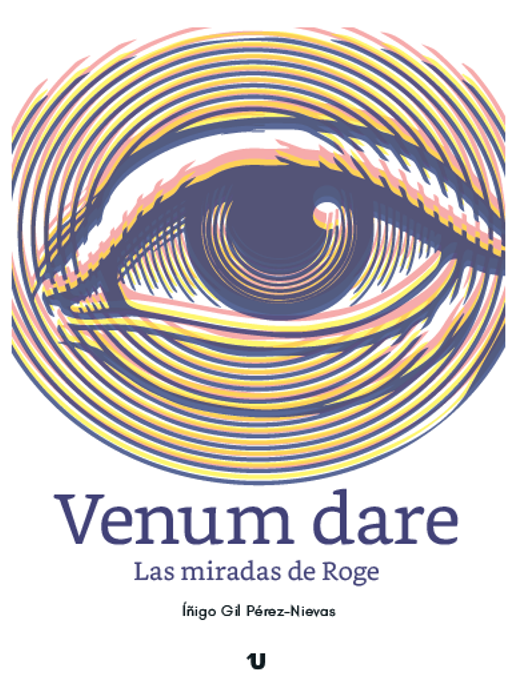 Un libro llamado Venum Dare tiene una imagen de un ojo en la portada.